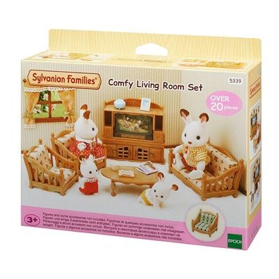 Spielzeug Sylvanian Families La piÜce Ã  vivre Beige