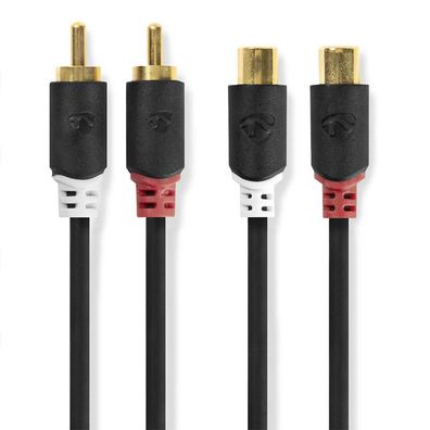 Stereo-Audiokabel Nedis CABW24205AT20 2 Meter, anthrazit