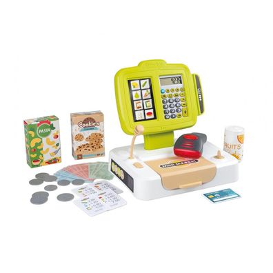 Kasse Smoby 3032163501138 grén elektronische Spielkasse