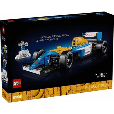 Bauset LEGO Icons Williams Racing FW14B und Nigel Mansell