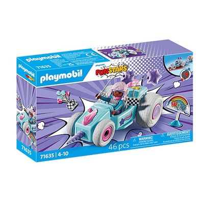 Spielzeug Playmobil Jeune Fille Licorne et Kart bunt