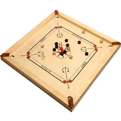 Gesellschaftsspiel Asmodee Carrom Holz Natur
