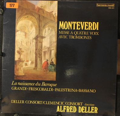 harmonia mundi France HM 221 - Claudio Monteverdi, Alessandro Grandi, Girolamo F