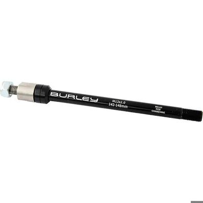 Durchsteckachse Burley 12 mm Aluminium schwarz