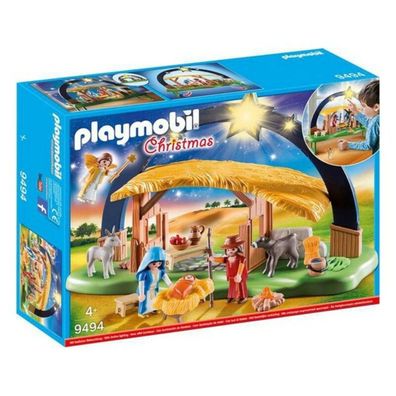 Bauspielzeug Playmobil 9494 Weihnachtskrippe mit Figuren