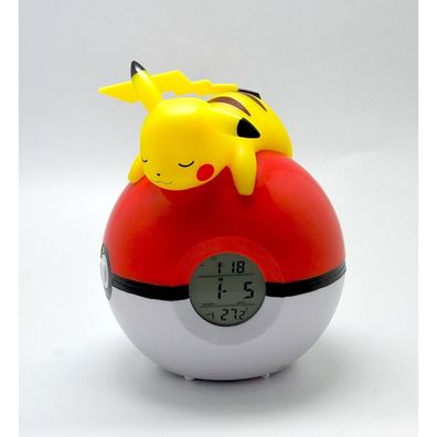 Digitaler Wecker Teknofun Pokmon Pokball mit Pikachu