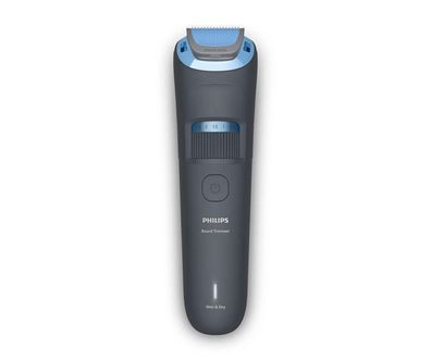 Barttrimmer Philips 8720689029315 kabellos, 20 Schnittlängen, blau