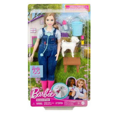 Spielzeug Barbie Vtrinaire de Campagne mit 10 Zubehörteilen