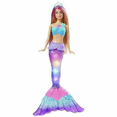 Spielpuppe Mattel Barbie Dreamtopia SirÜne mit magischer Lichtfunktion