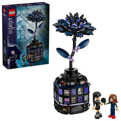 Spielzeug LEGO Mercredi 76784 Schwarze Dahlie