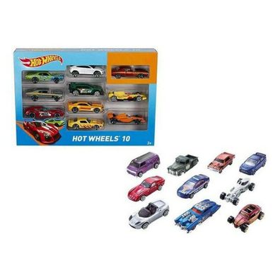 Coffret de vhicules Hot Wheels Mattel 10 Miniatures 1:64