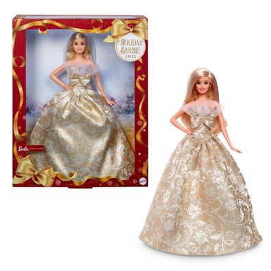 Puppe Barbie Joyeux NoÃ«l 2025 gold