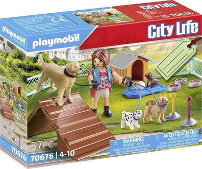 Konstruktionsspiel playmobil Spiel mit Hund 37 Teile