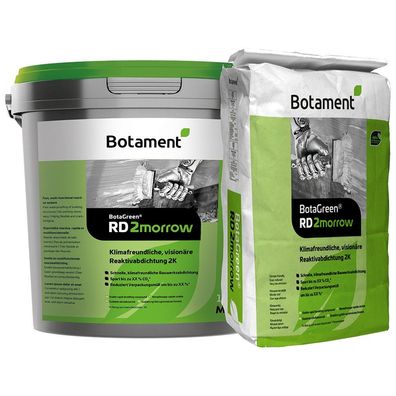 30 kg Botament 2K Reaktivabdichtung BotaGreen RD 2morrow Bauwerksabdichtung