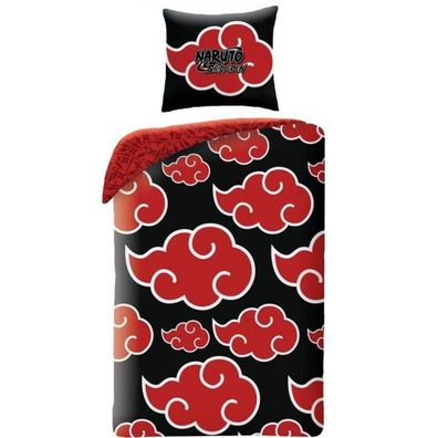 Bettwäsche Naruto Parure Naruto Shippuden 140x200 cm schwarz
