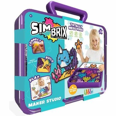 Bildungs-Spiel bizak Simbrix Connect & Wow Estudio 3D mit 4000 Bausteinen