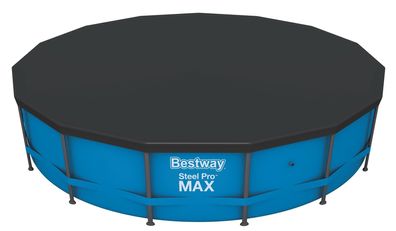 Sicherheitsabdeckung Bestway fér runde Pools 457 cm anthrazit