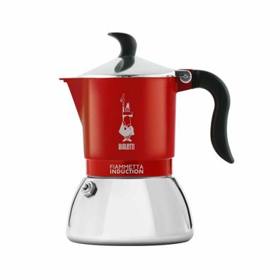 Kaffeemaschine bialetti La Fiammetta fér Induktionsherde, rot
