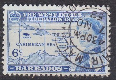 Barbados [1958] MiNr 0217 ( O/used )