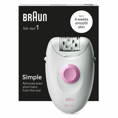 Elektrischer Epilierer Braun Silk-pil 1 1-000 Rosa