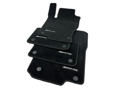 Original AMG Fussmatten schwarz ML GLE Mercedes-Benz Velours W166 C292 GLS GL