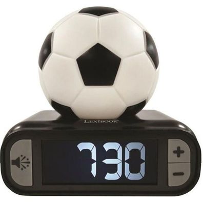 Wecker lexibook Rveil Football schwarz