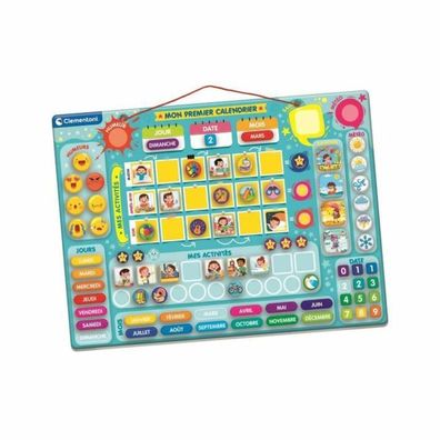 Magnetischer Kalender Clementoni Buntes Lernspielzeug