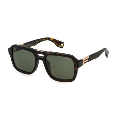 Sonnenbrille Police SPLN65-550722 braun, grénes Glas