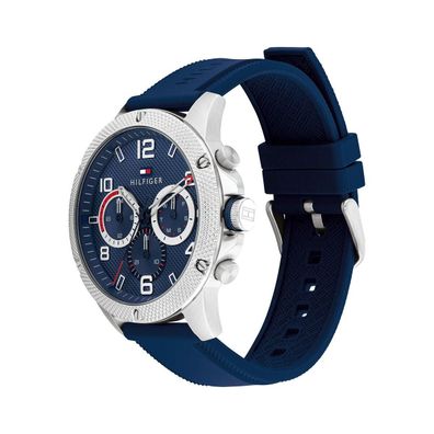 Herrenuhr Tommy Hilfiger Multifunktionale blaue Armbanduhr