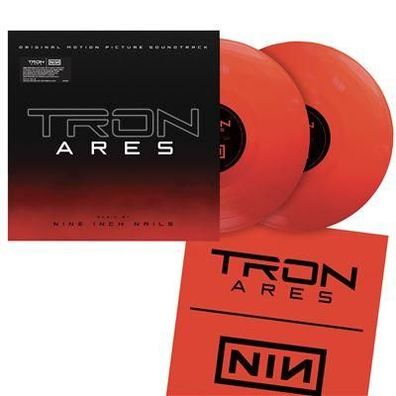 Soundtrack Vinyl Polydor TRON Rotes Transparentes Vinyl