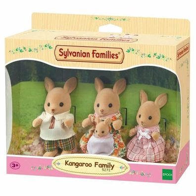 Figurine Sylvanian Families Familie Känguru, 4-teilig, beweglich