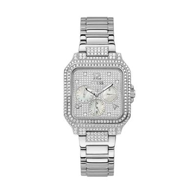 Armbanduhr Guess GW0472L1 Silberfarben Chronograph