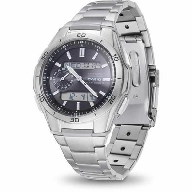 Uhr Casio Wave Ceptor WVA-M650TD-1AER Titan Silber