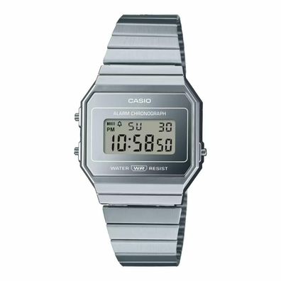 Armbanduhr Casio A700WEV-7AEF Grau Silber