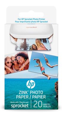 Fotopapier HP ZINK Sprocket Weiß 5,1 x 7,6 cm