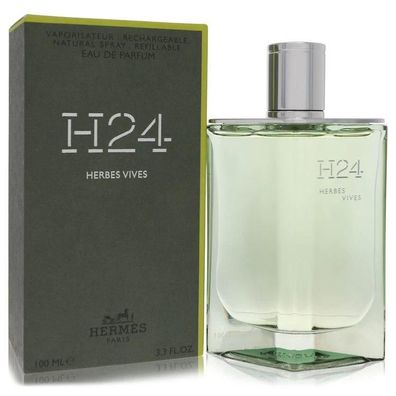 Eau de Parfum HermÜs H24 Herbes Vives, gréner Flakon
