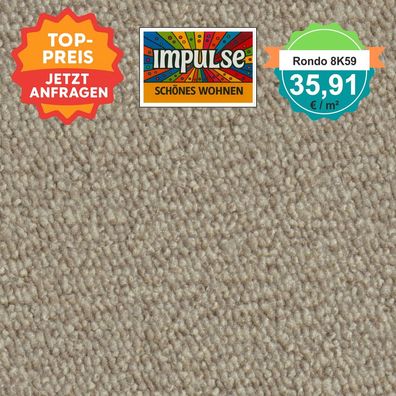 Vorwerk Rondo 8K59 Schlinge 400 oder 500 cm breit - ab 5 m² versandkostenfrei