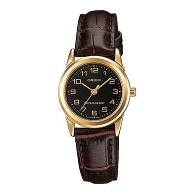 Damenuhr Casio Elegante Analoge Uhr Schwarz