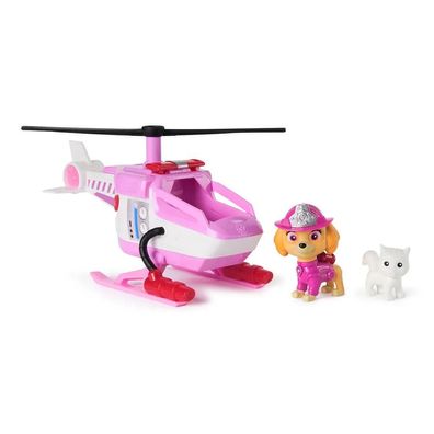 Rettungshubschrauber Aster Paw Patrol mit Skye-Figur, rosa