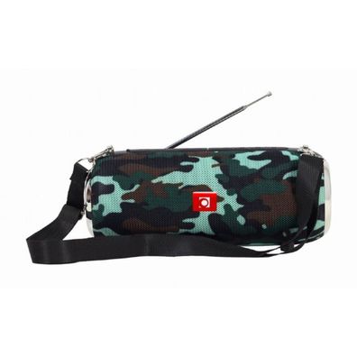gembird Tragbare Bluetooth-Lautsprecher mit Antenne camo