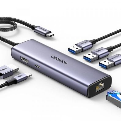 USB-Hub Ugreen CM512 mit 4K HDMI-Ausgang