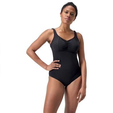Badeanzug Speedo AquaNite Schwarz mit verstellbaren Trägern