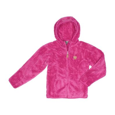 Fleecejacke Peak Mountain GALANE mit Kapuze, fuchsia