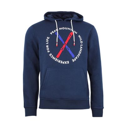 Hoodie Peak Mountain Conor Marine Tricolor