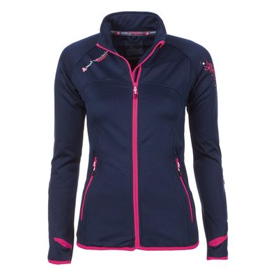 Kinderjacke Peak-Mountain faclimate-marine Blaue Fleecejacke