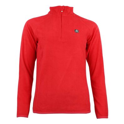 Fleece-Pullover Peak-Mountain Afinor Rot Damen