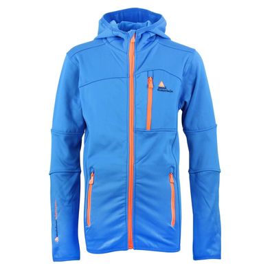 Kinderfleecejacke Peak Mountain Ecampus Blau