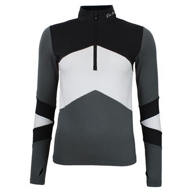 Funktionsunterhemd Peak Mountain Athos Grau/Schwarz Damen