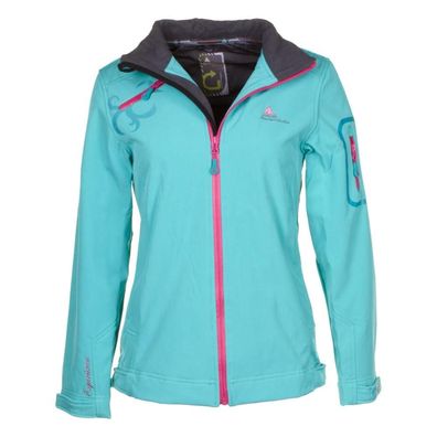 Skijacke Peak-Mountain Gasoftibi grén fér Mädchen