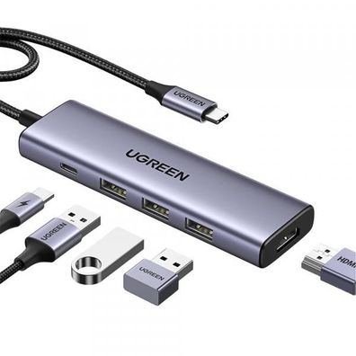 USB-C Hub Ugreen 15596 mit 3 USB-A 3.0 Ports und HDMI 4K